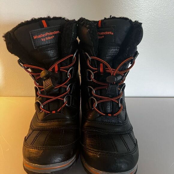 3M Thinsulate Black Kids Rain & Snow Boots - Picture 11 of 11